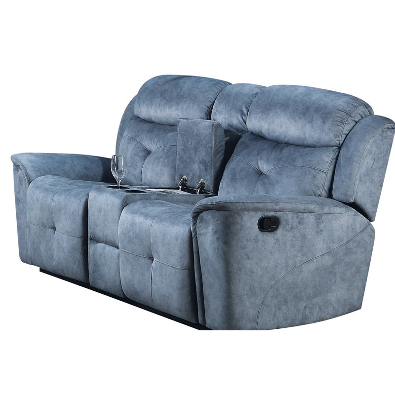 Ebern Designs Munis 75" Pillow Top Arm Reclining Loveseat Wayfair